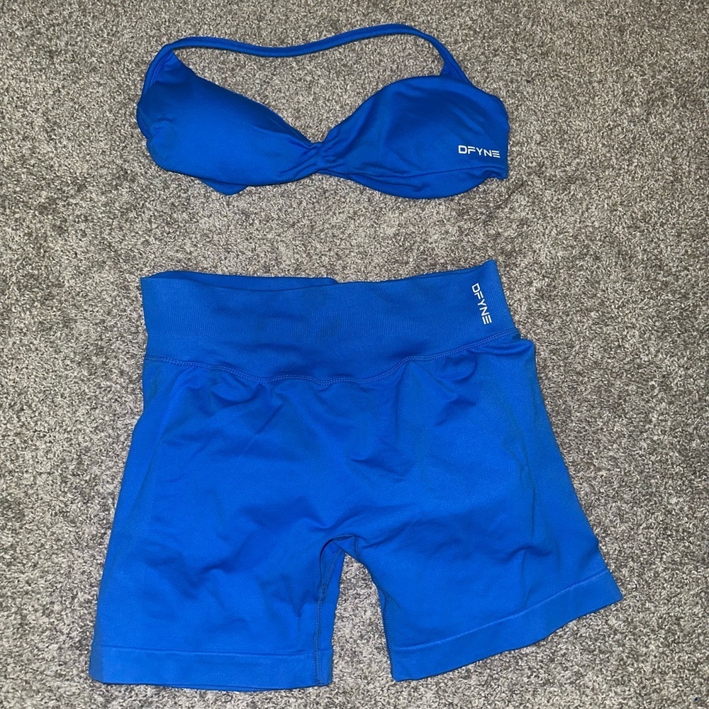 DFYNE Impact Athletic Shorts and Bra